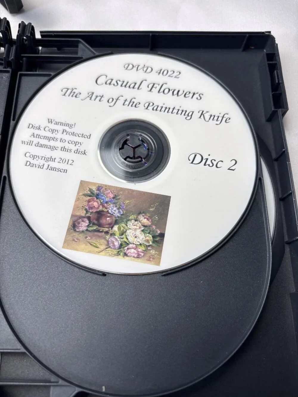 Paint It Simply DVD Set David Jansen Casual Flowers The Art of The Painting 8hrs
